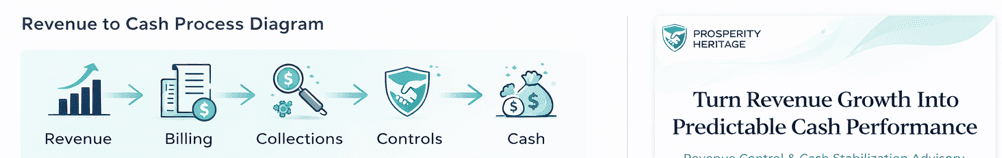 Revenue to Cash Process Diagram